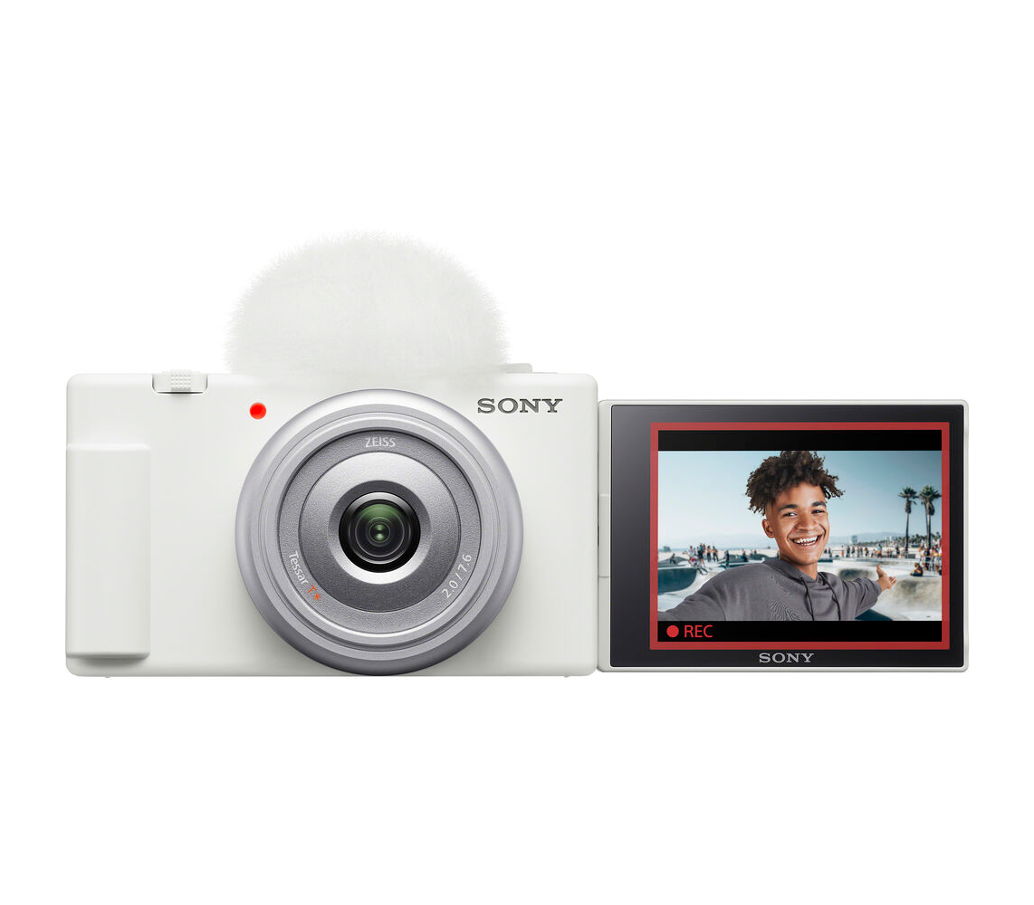 Компактный фотоаппарат Sony ZV-1F, белый