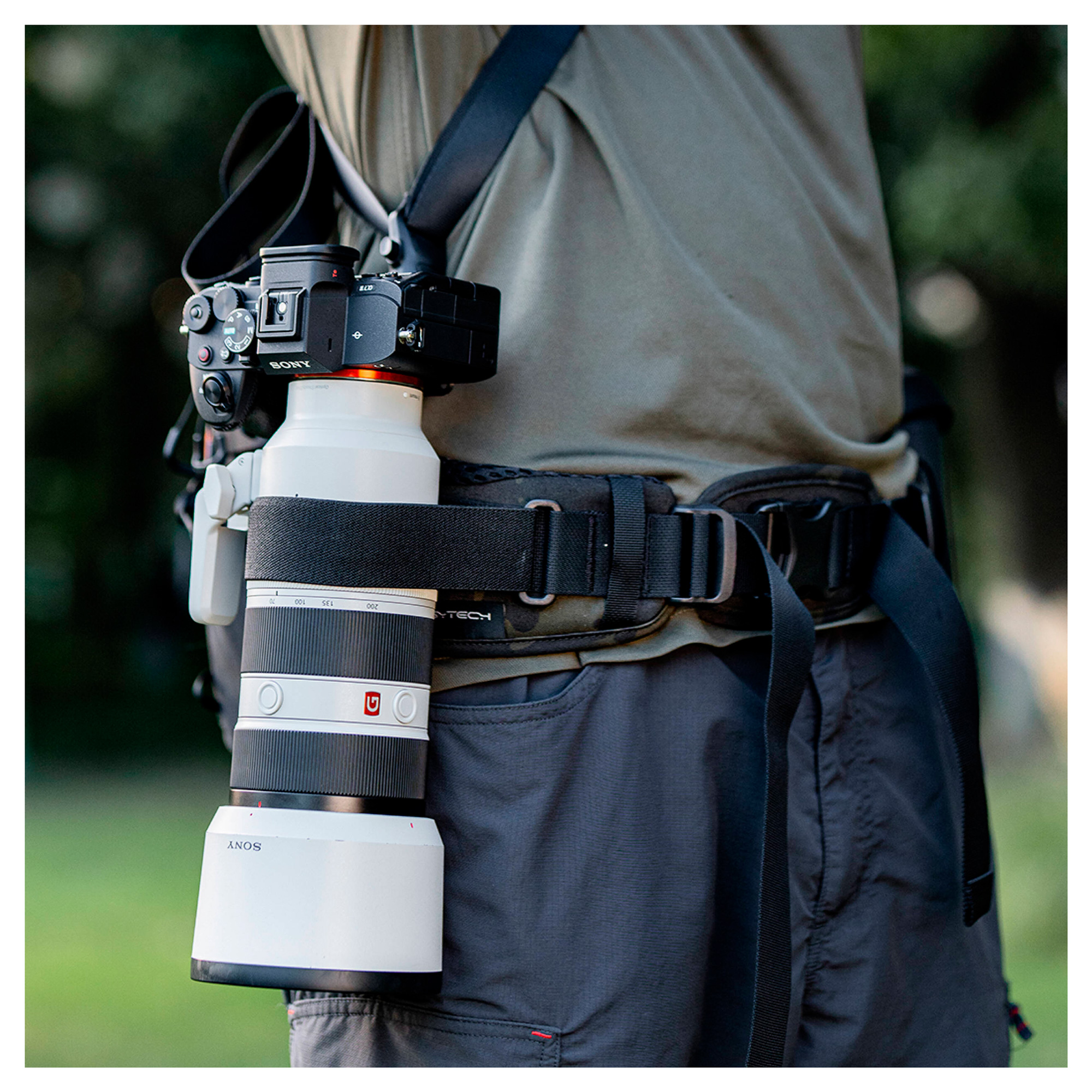Поясной ремень PGYTECH OneMo Photography Waist Belt разгрузочный, цвет: Dark Night Camo