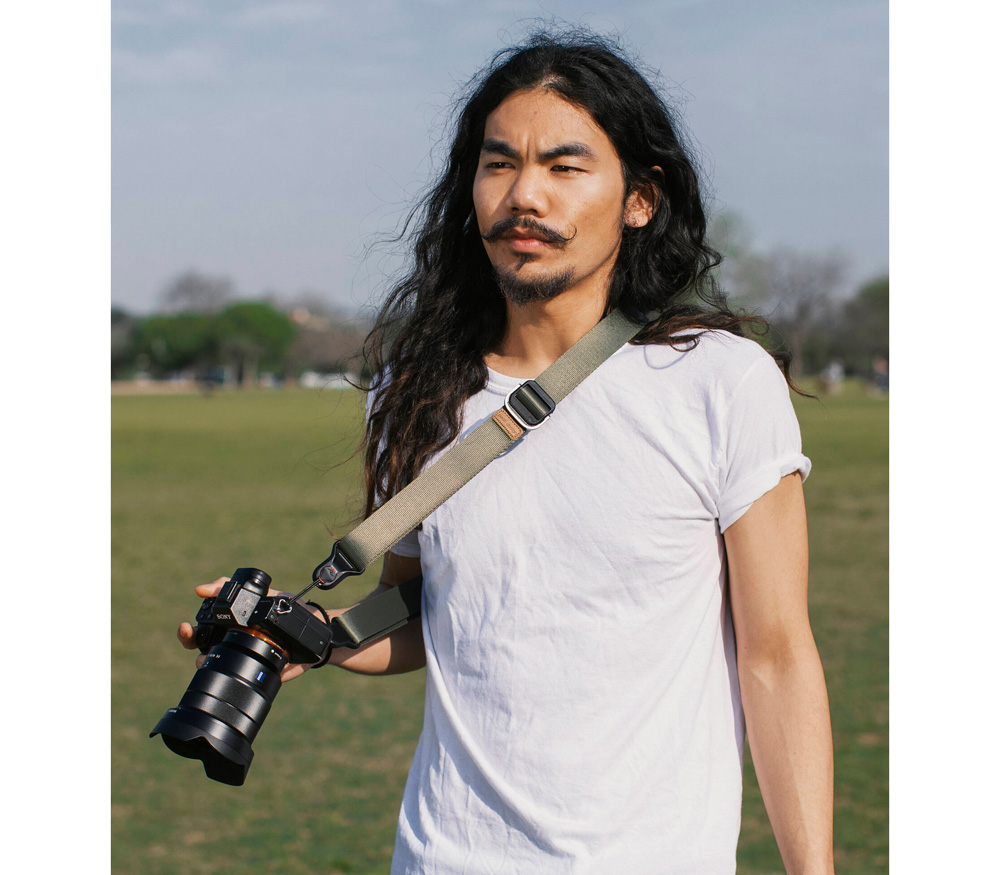 Ремень Peak Design Camera Strap Slide Lite, темно-зеленый (Sage)