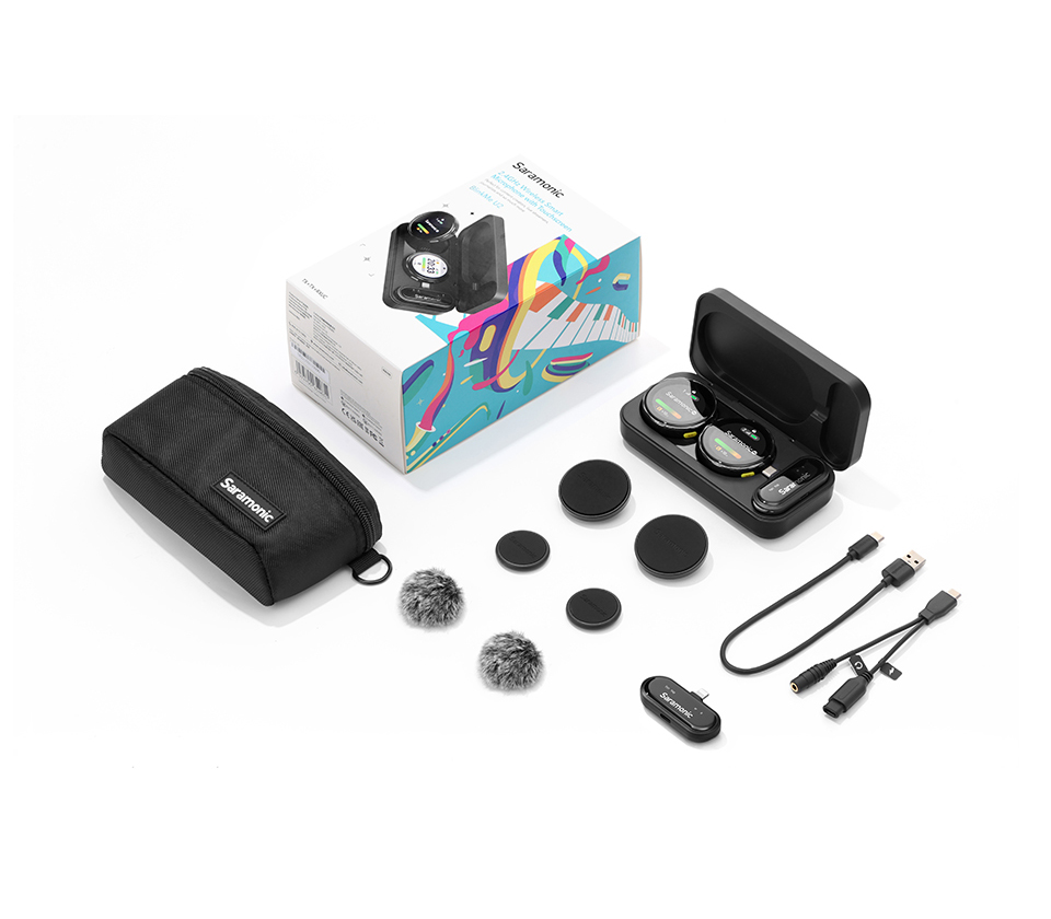 Беспроводная система Saramonic BlinkMe U2, TX+TX+RXUC+RXDi, 2.4 ГГц, Lightning, USB-C