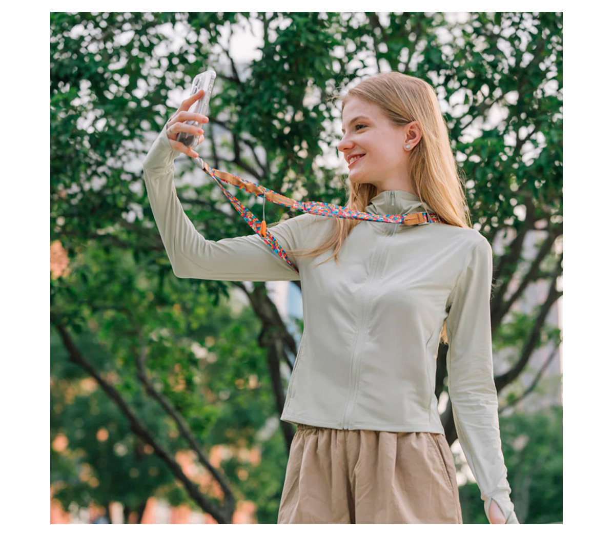 Ремень для смартфона PGYTECH LinkGo Phone Photography Strap Webbing, цвет: Modern Art