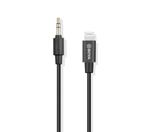 Микрофон Boya BY-M2D, петличный, всенаправленный, двойной, для Apple iPhone