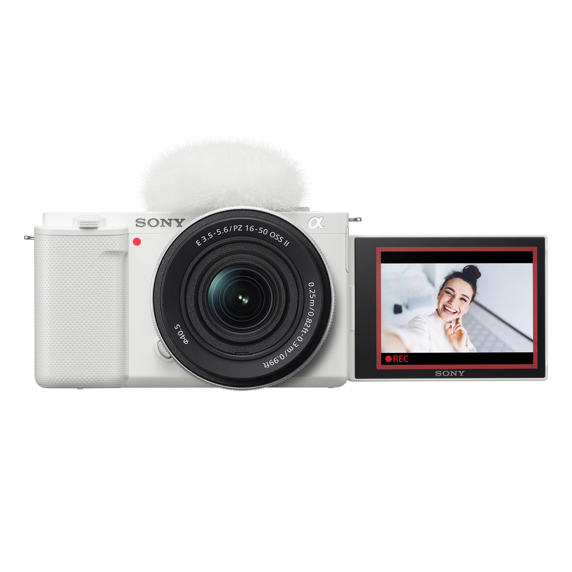 Беззеркальный фотоаппарат Sony ZV-E10 Kit + 16-50mm II, белый