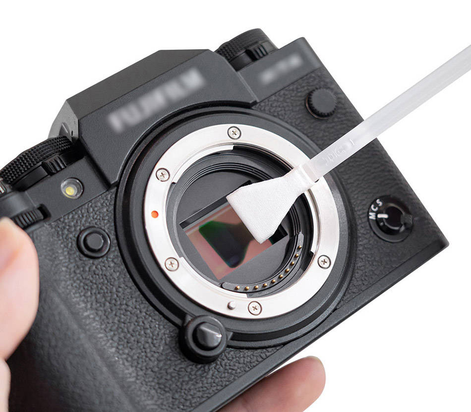 Шваброчки для чистки матриц JJC CL-AS10K2 для APS-C камер, с рукояткой и жидкостью, 10 шт