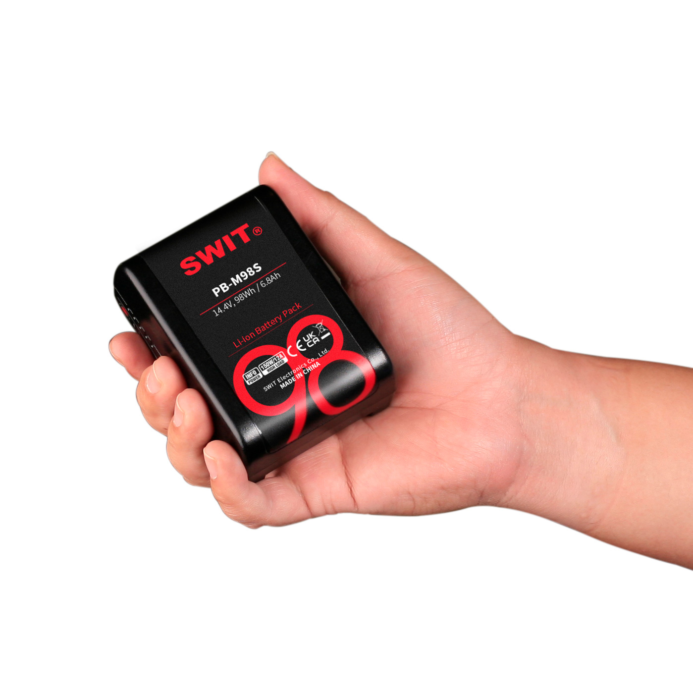Аккумулятор SWIT PB-M98S V-Mount Pocket, 98 Втч, D-Tap, USB-A