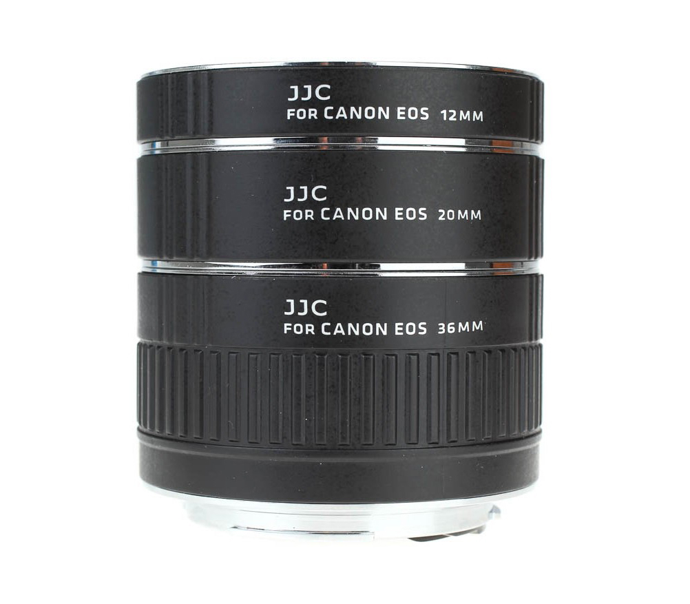 Набор удлинительных колец JJC AET-CS II, 12/20/36 мм для Canon EF