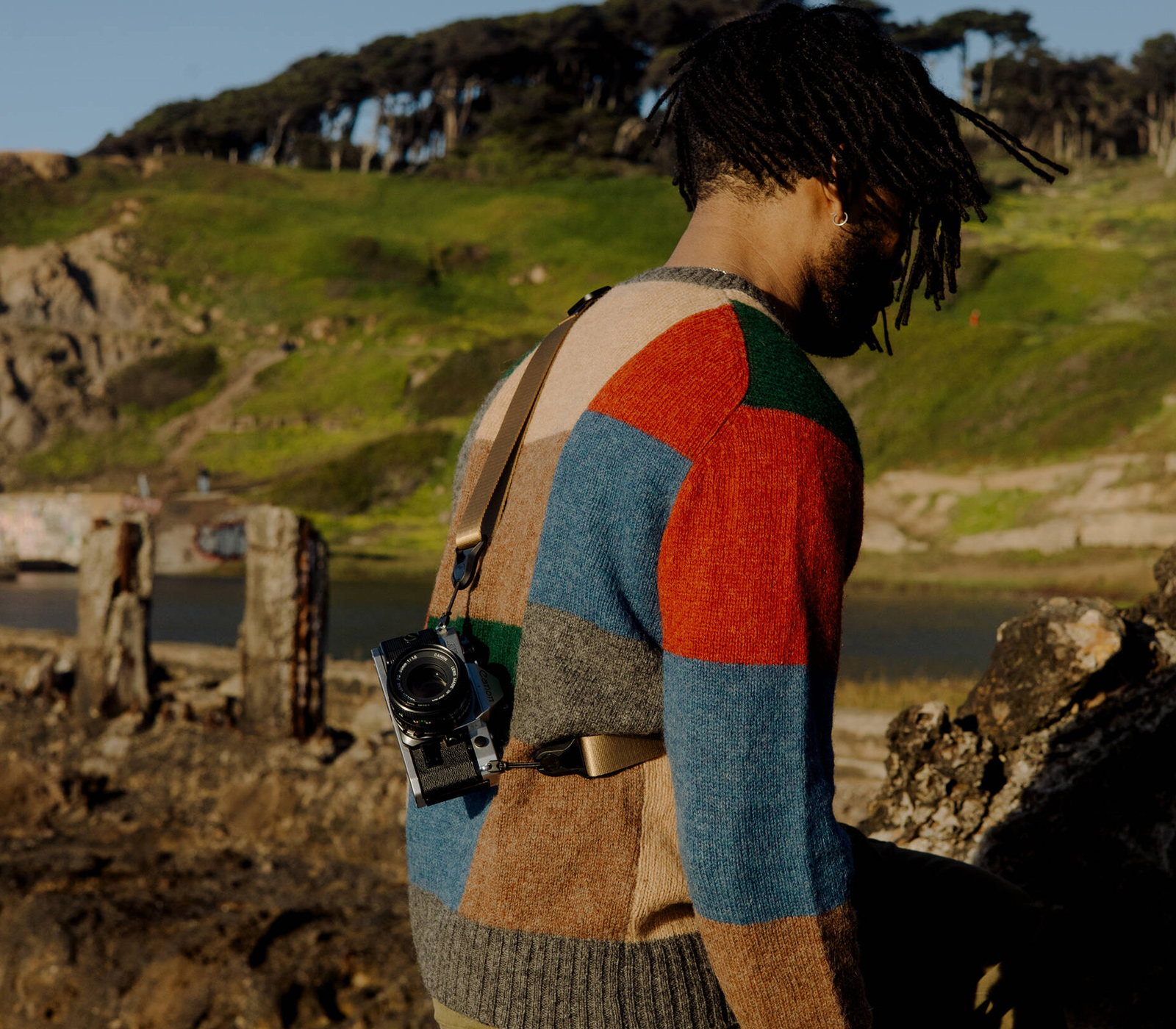 Ремень Peak Design Camera Strap Slide Lite, коричневый (Coyote) (уцененный)