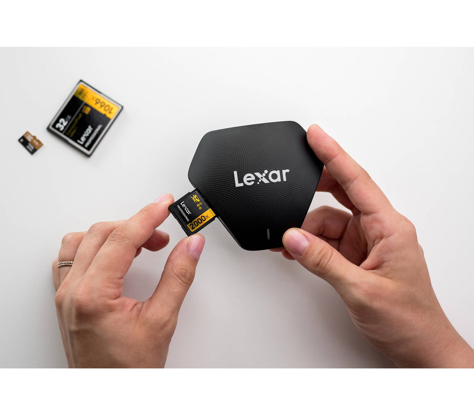 Карт-ридер Lexar USB 3.1 Professional Multi-Card 3-in-1: CF, SD, microSD UHS I-II