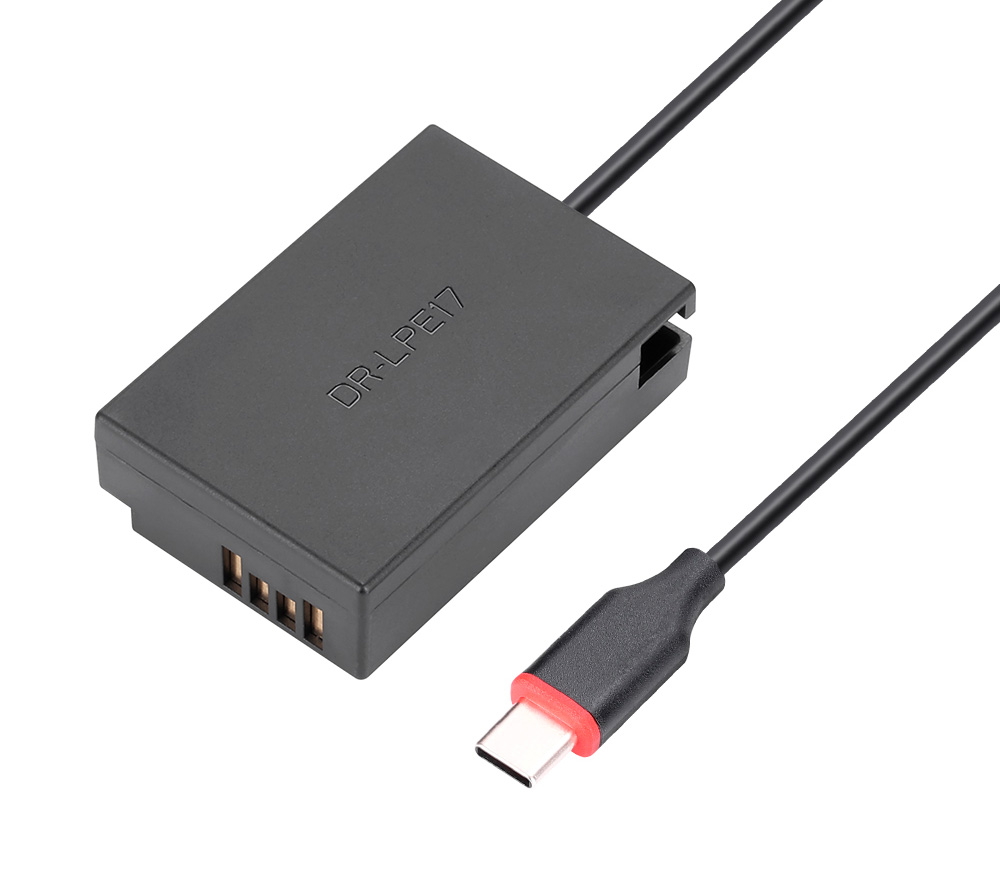Адаптер питания Kingma TC-LPE17-M, вместо Canon LP-E17 с выходом USB-C