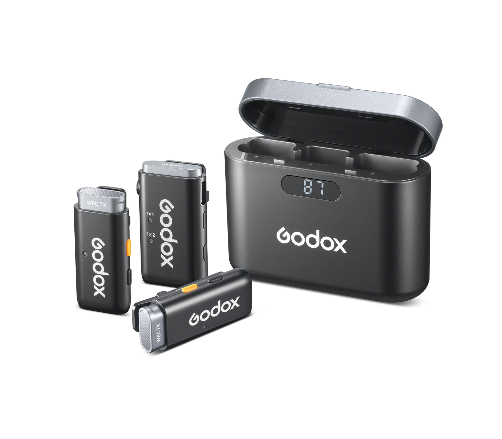 Беспроводная система Godox WEC Kit2, TX+TX+RX, 2.4 ГГц, 3.5 мм TRS + TRRS