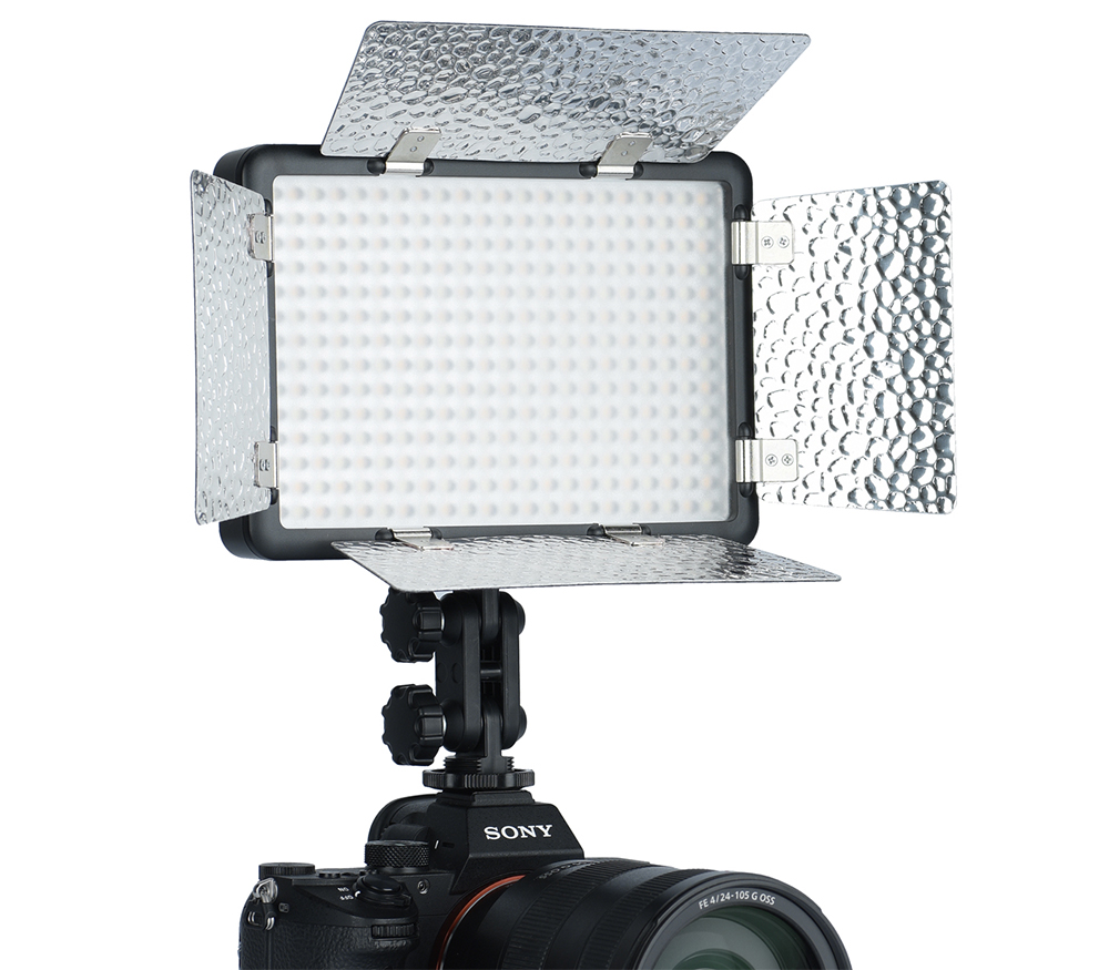 Осветитель Godox LF308D, светодиодный, 18 Вт, 5600К, накамерный с функцией вспышки (без пульта)