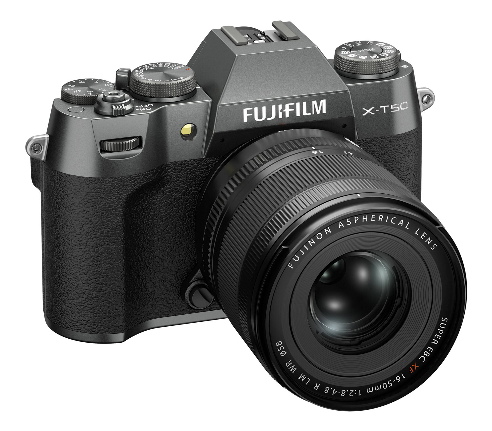 Беззеркальный фотоаппарат Fujifilm X-T50 Kit XF 16-50mm f/2.8-4.8, угольно-серебристый