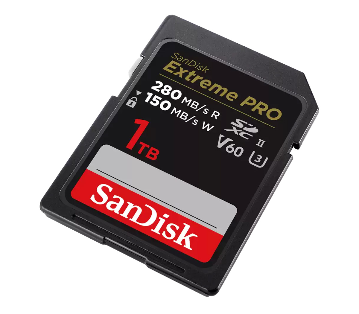 Карта памяти SanDisk SDXC 1TB Extreme PRO UHS-II V60 280/150MB/s