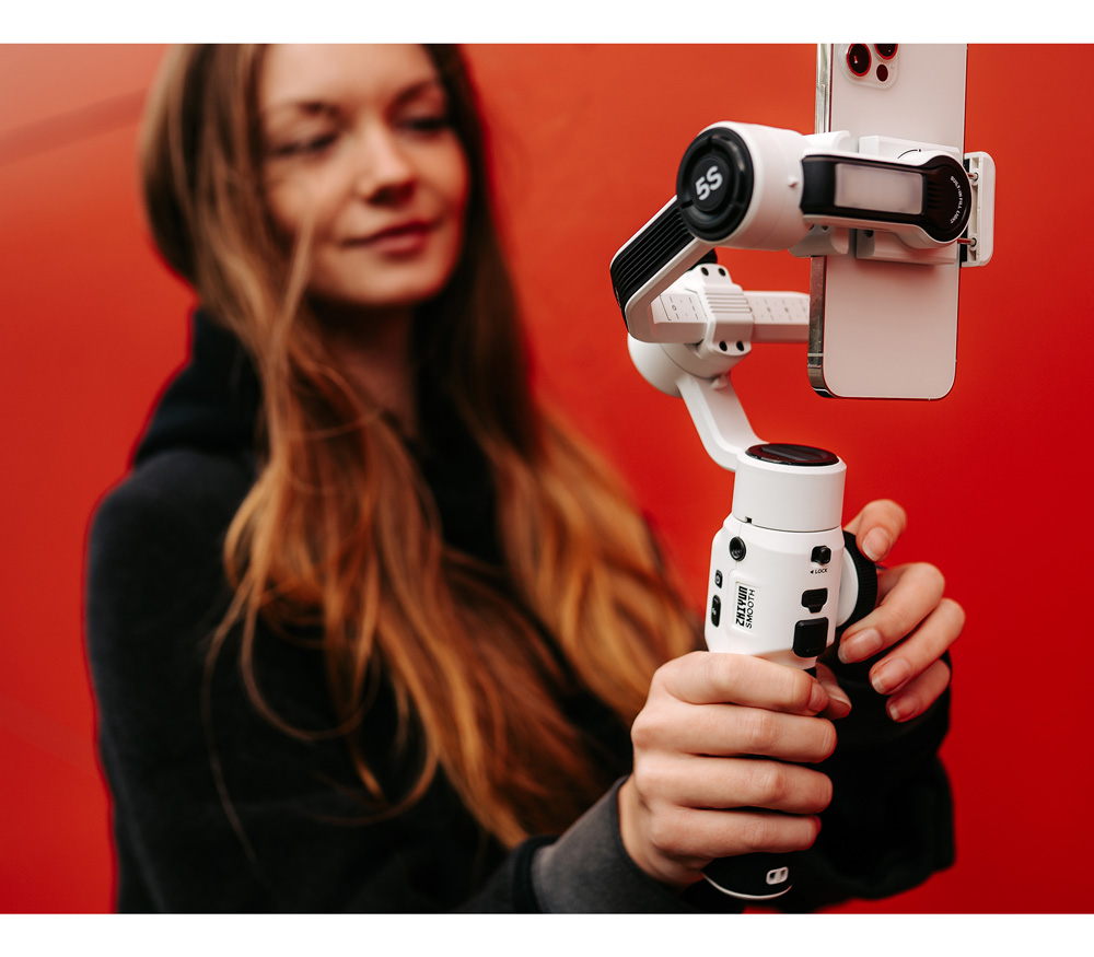 Стабилизатор Zhiyun Smooth 5S Combo Kit для смартфонов, белый