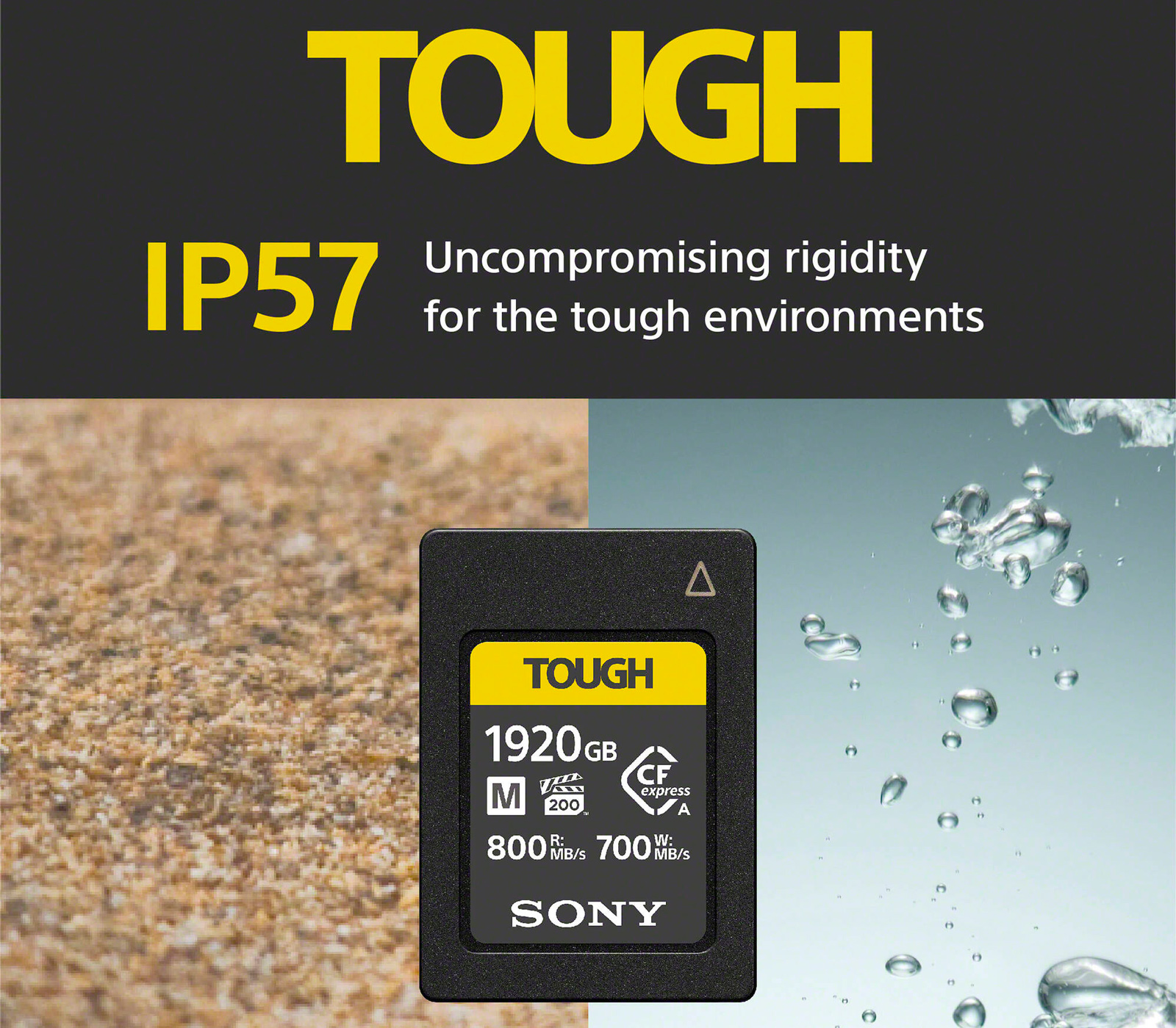 Карта памяти Sony CFexpress Type A 1920GB Tough, R800 / W700