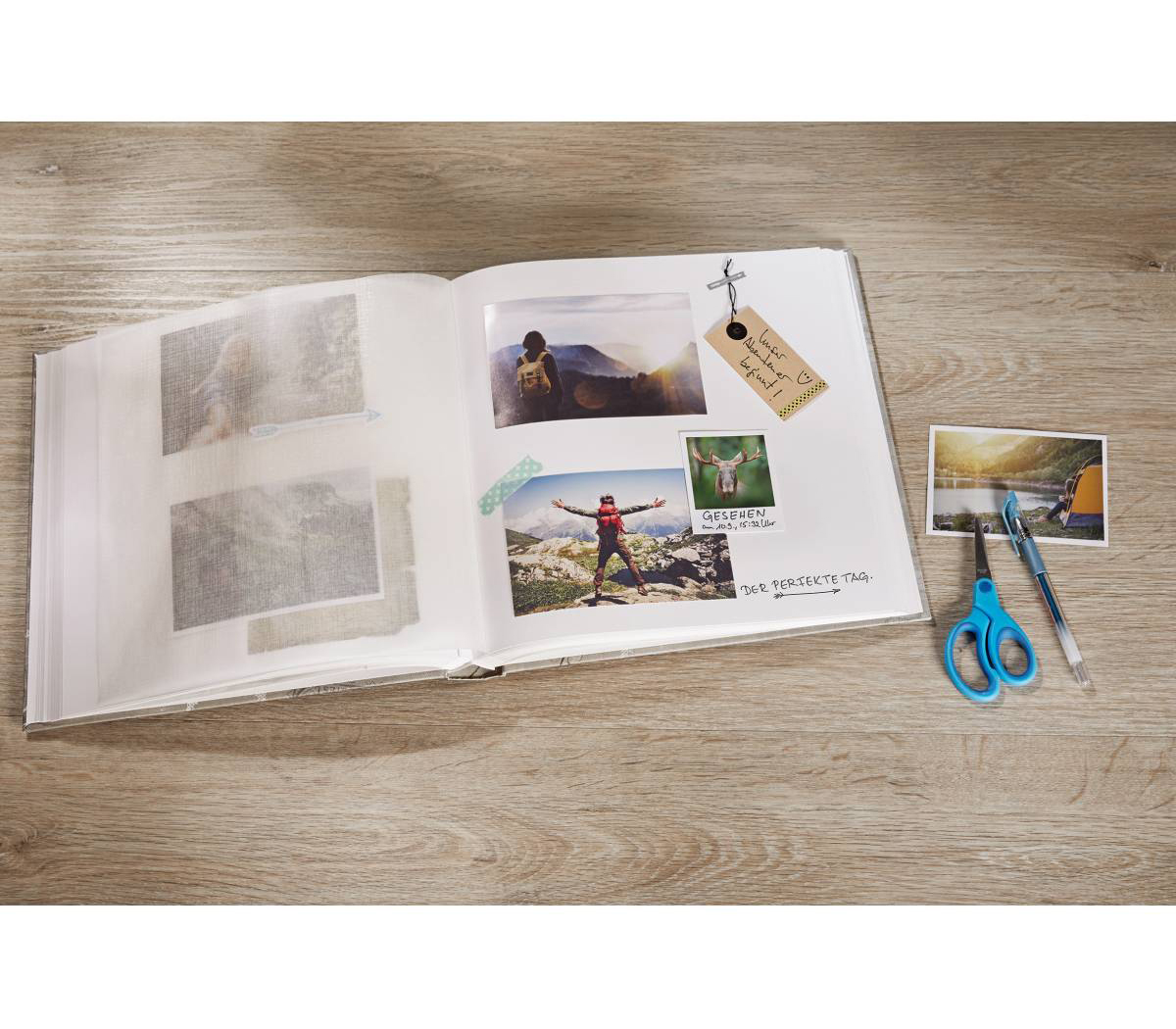 Фотоальбом Walther 22 x 16 см 40 страниц Fun, голубой