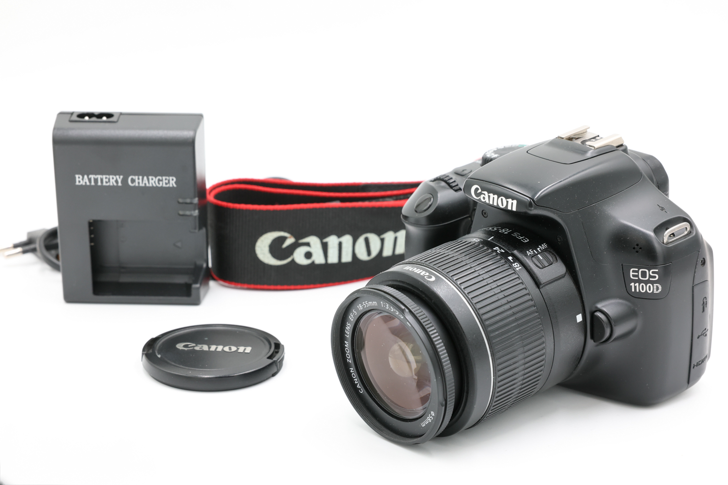 Зеркальный фотоаппарат Canon EOS 1100D Kit 18-55mm II (состояние 5) (б/у)