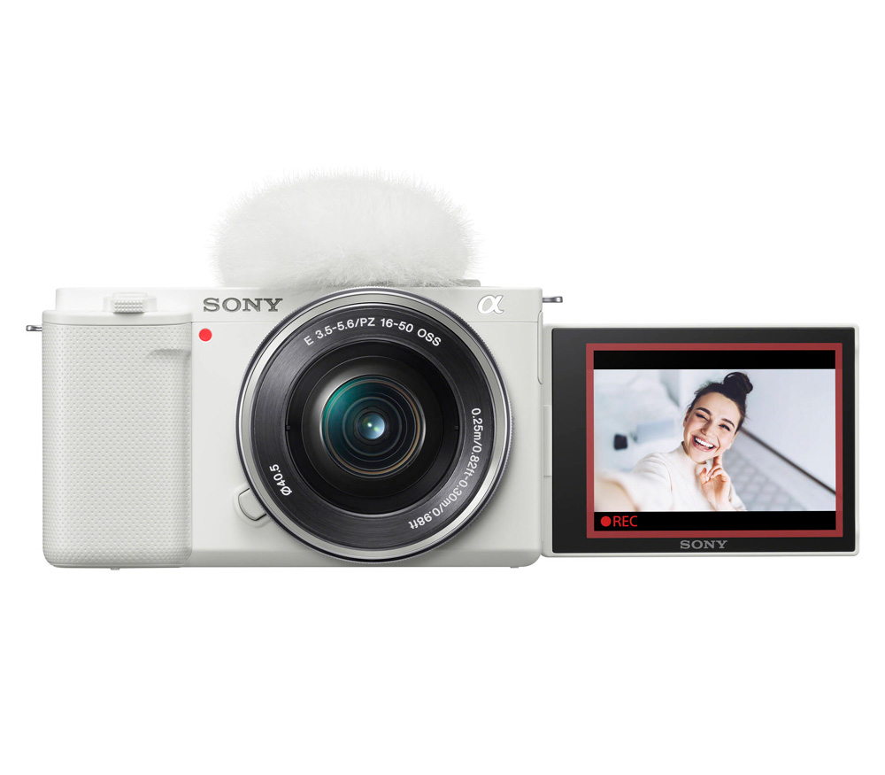 Беззеркальный фотоаппарат Sony ZV-E10 Kit + 16-50mm II, белый