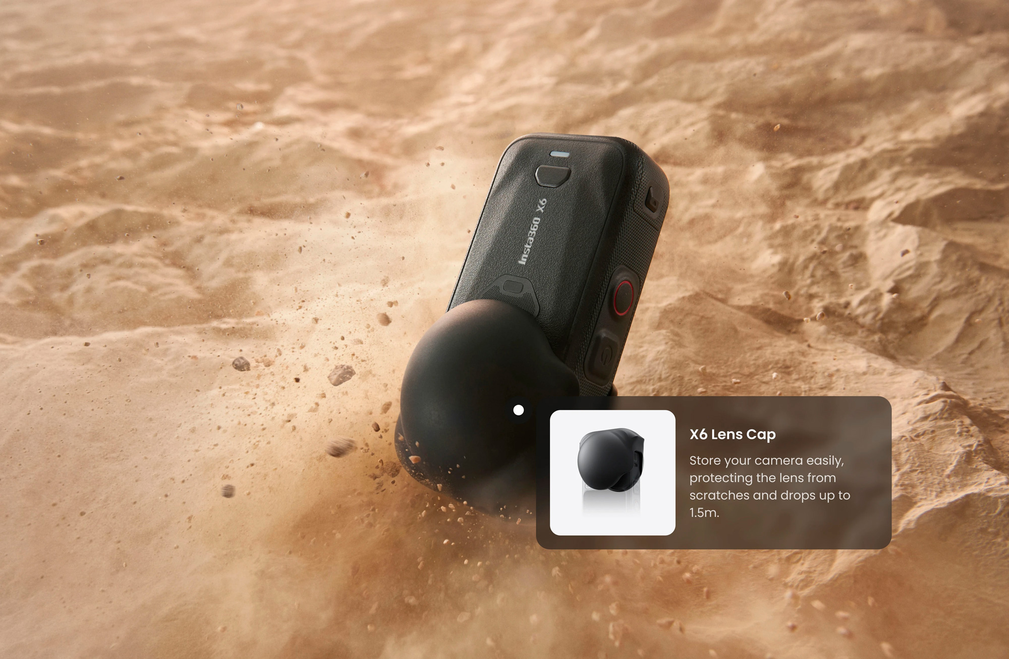 Панорамная камера Insta360 X6, 8К 360, Essential Bundle