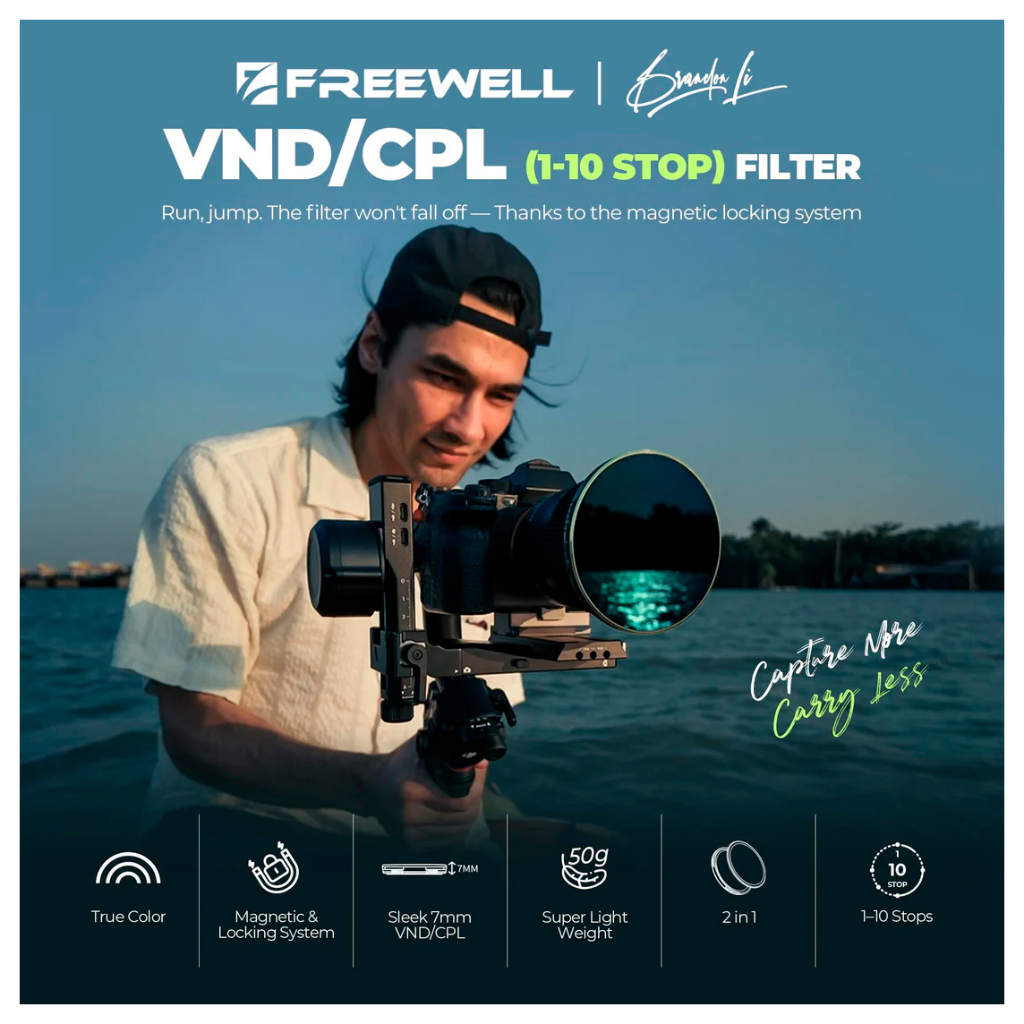 Набор фильтров Freewell Brandon Li Variable ND/CPL Basic Kit 82mm