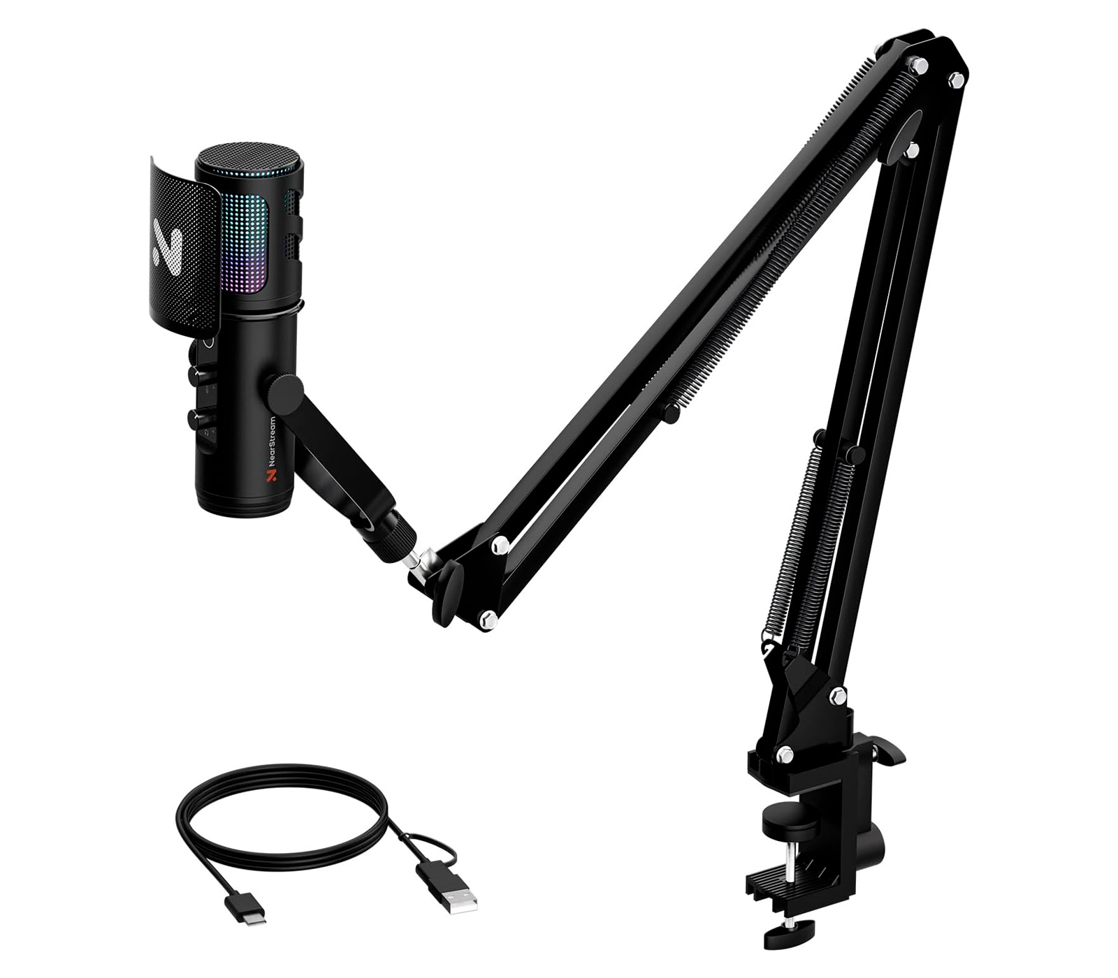 USB микрофон Nearity NearStream AM30U с RGB подсветкой и пантографом (уцененный)