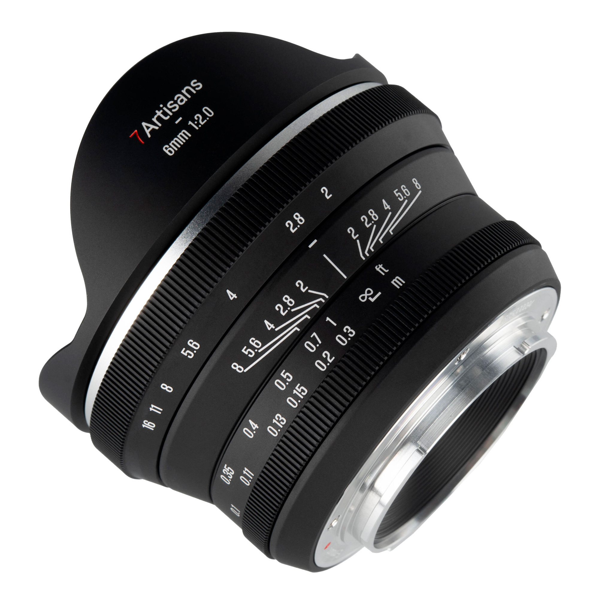 Объектив 7Artisans 6mm f/2 Fisheye для Fujifilm X-Mount