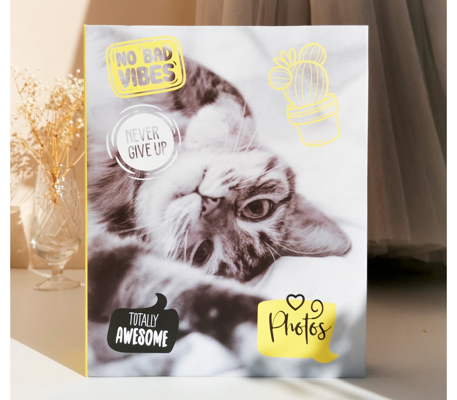 Фотоальбом Полином 10х15 см 200 фото, Fluffy Pets - Мяу