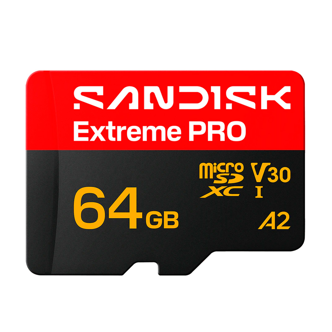 Карта памяти SanDisk MicroSDXC 64GB Extreme PRO UHS-I V30 A2 200/90 МБ/с