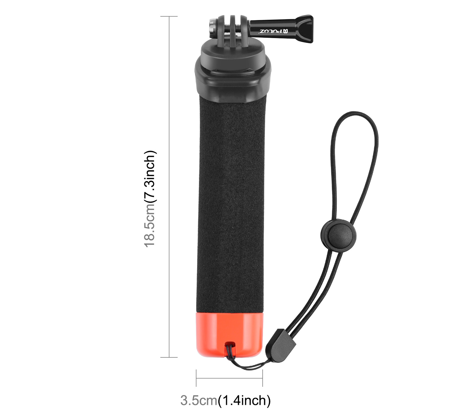 Рукоятка-поплавок Puluz PU561E Floating Hand Grip with Quick Release, с площадкой