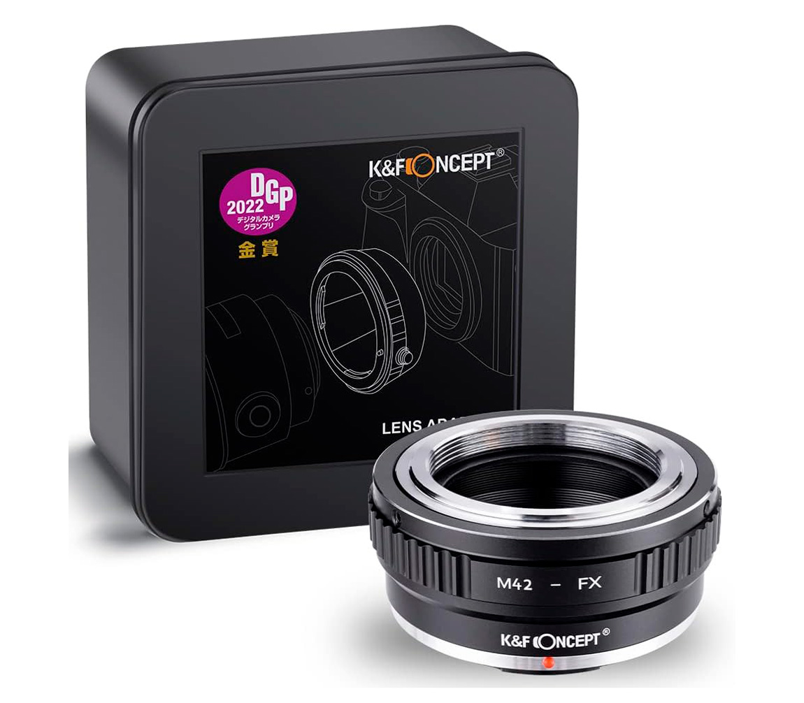 Адаптер K&F Concept M42-FX, для объективов M42 на камеры Fujifilm X