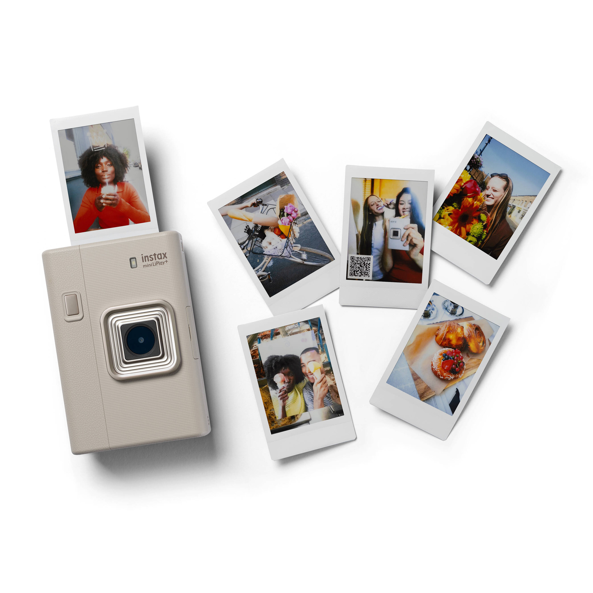 Фотоаппарат моментальной печати Fujifilm Instax MINI LiPlay Plus Sand Beige