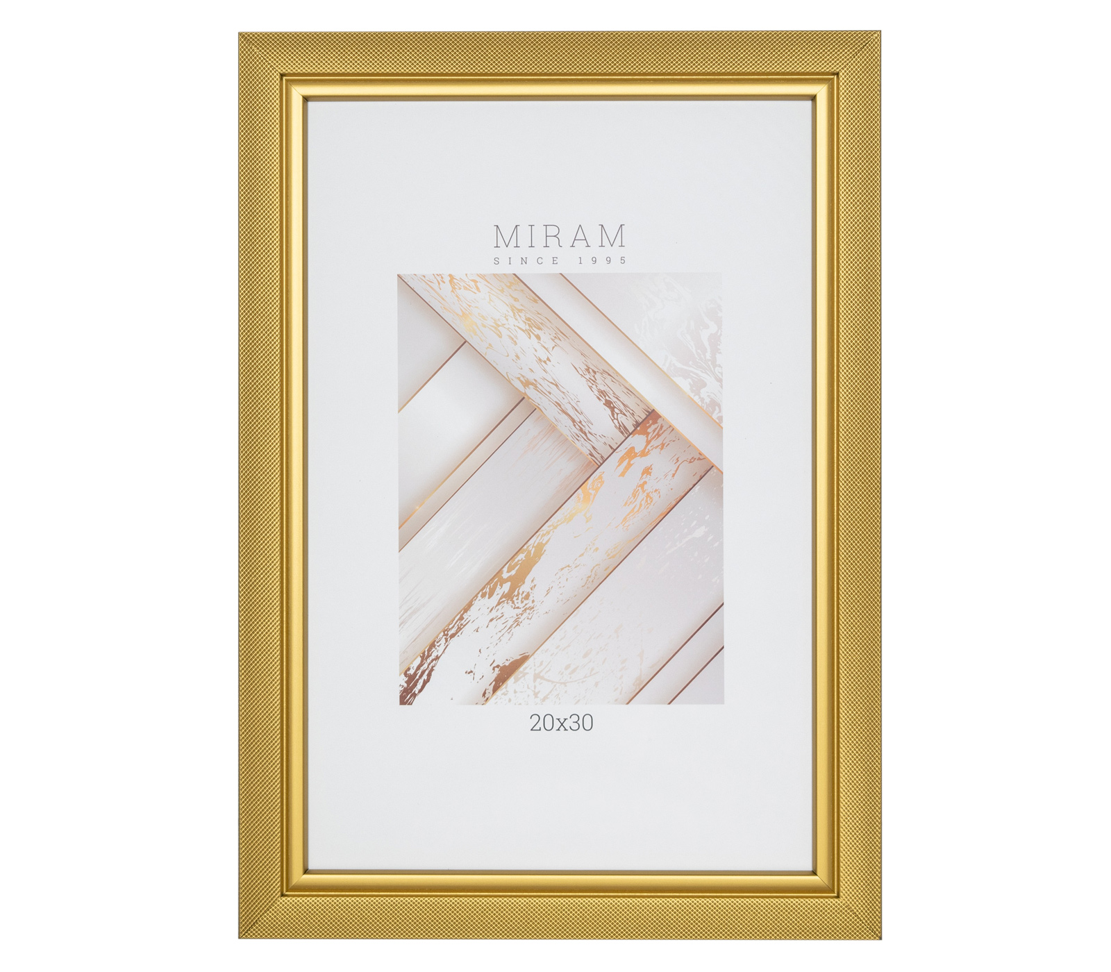 Фоторамка Мирам 20х30 см, золотистая (646218-8)