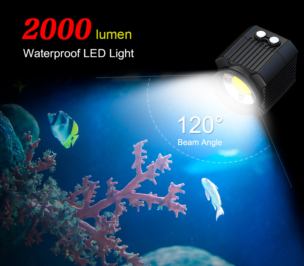 Осветитель Puluz PU563B, для подводной съемки, до 60 м