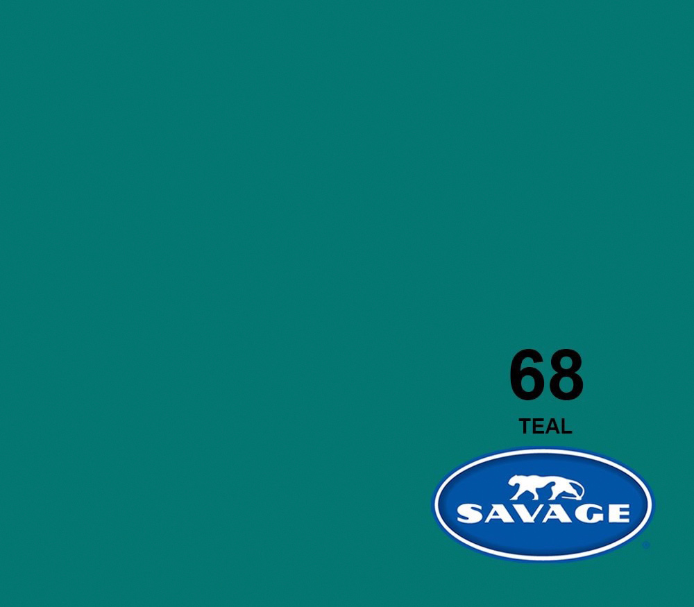 Фон Savage SA 68-12 Teal, бумажный, 2.72x11 м, бирюзовый