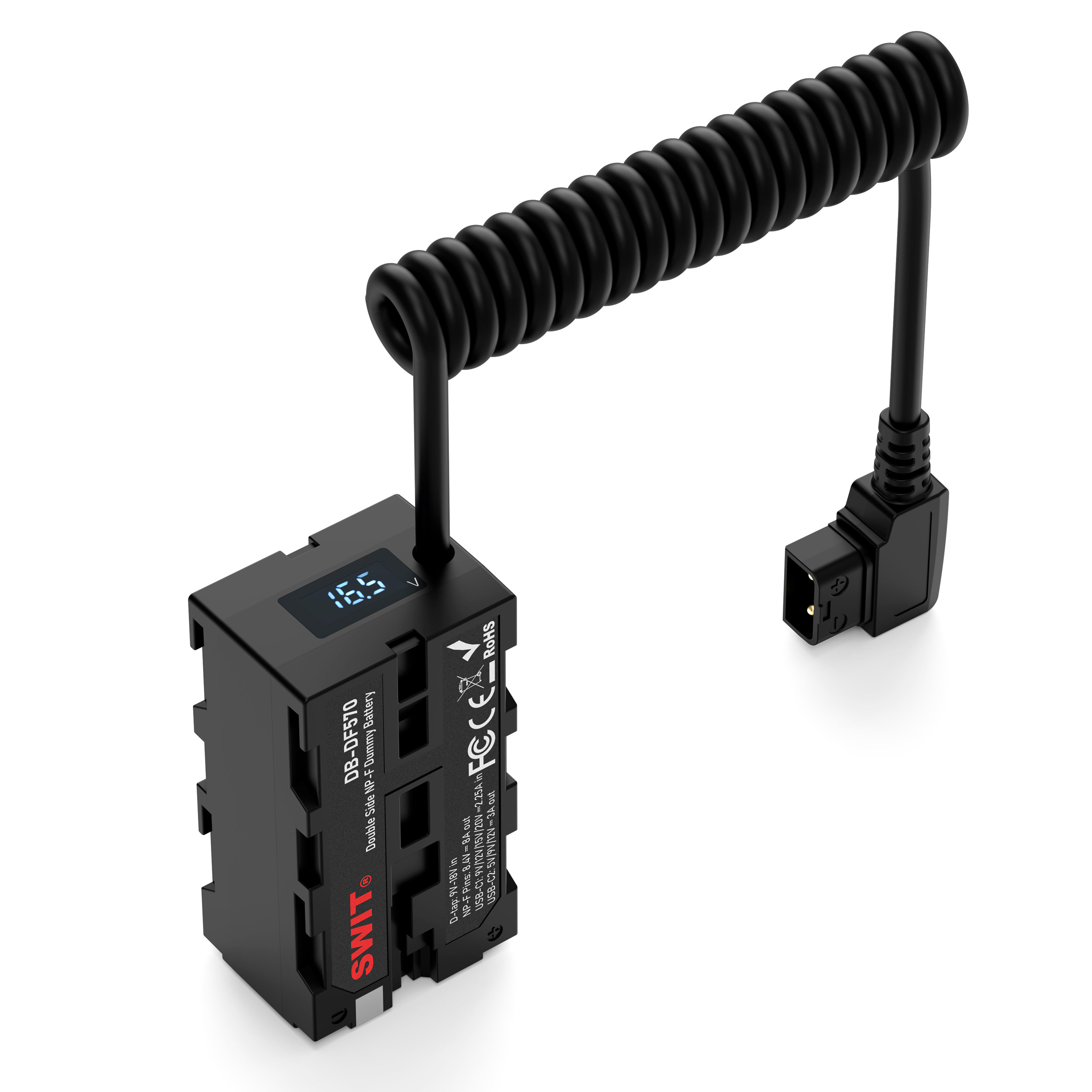 Адаптер питания SWIT DB-DF570, двусторонний вход/выход USB-C PD и D-Tap