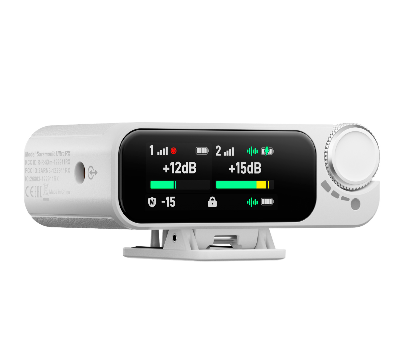 Беспроводная система Saramonic Ultra 02, 2TX + RX, 3.5мм / USB-C / Lightning, белая