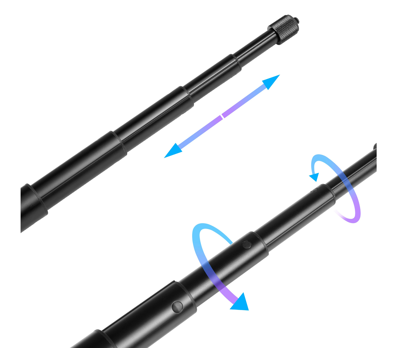 Монопод для селфи Puluz PU816 Selfie Stick, длина до 150 см