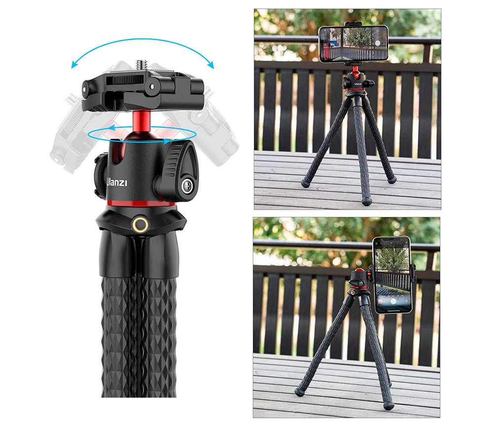 Штатив Ulanzi MT-33, multifunctional octopus tripod, с шаровой головой (уцененный)