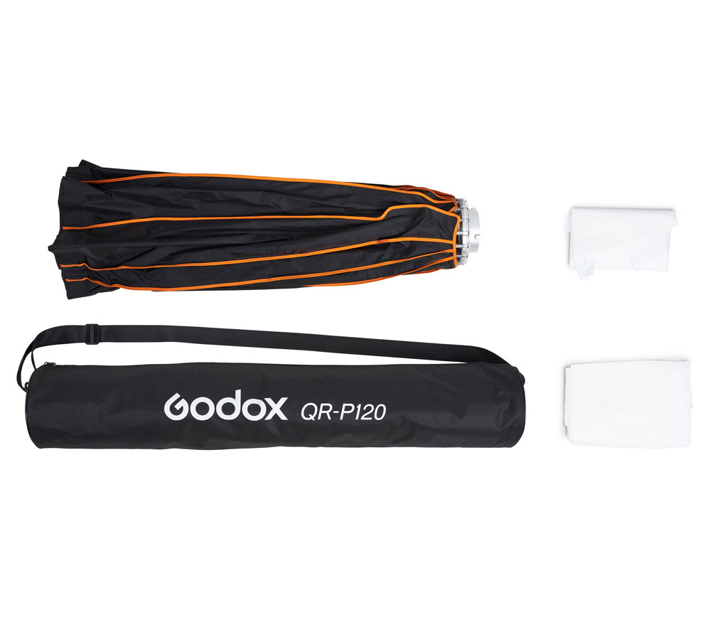 Софтбокс Godox QR-P120 параболический, быстроскладной, 120 см