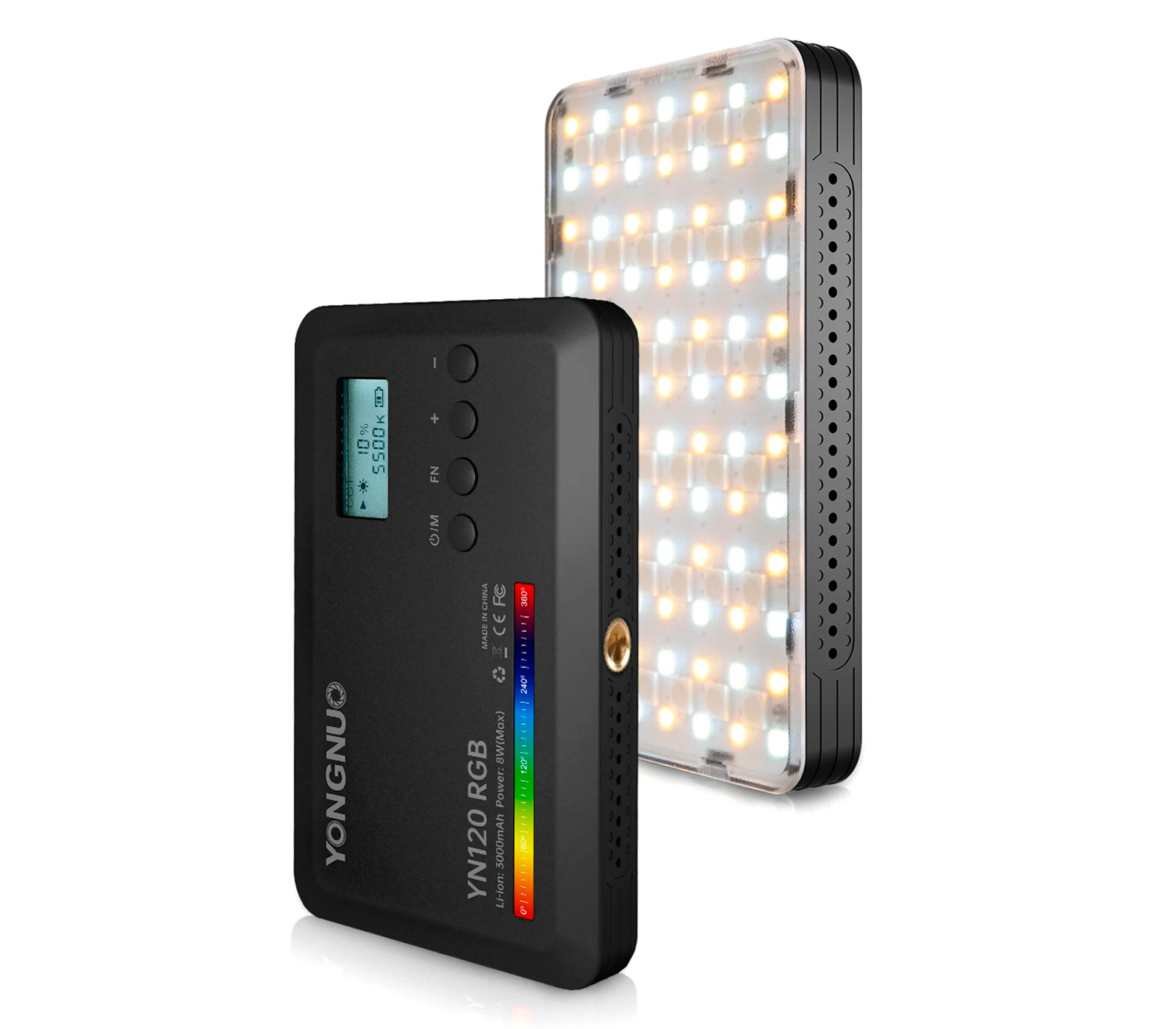 Осветитель Yongnuo YN120 RGB, 2500-9000К, 8 Вт