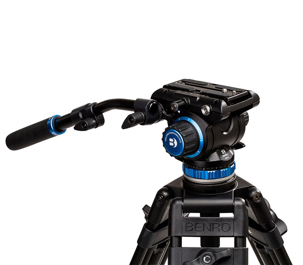 Штатив Benro Dual-Tube A573TB с видеоголовой S6PRO, алюминий