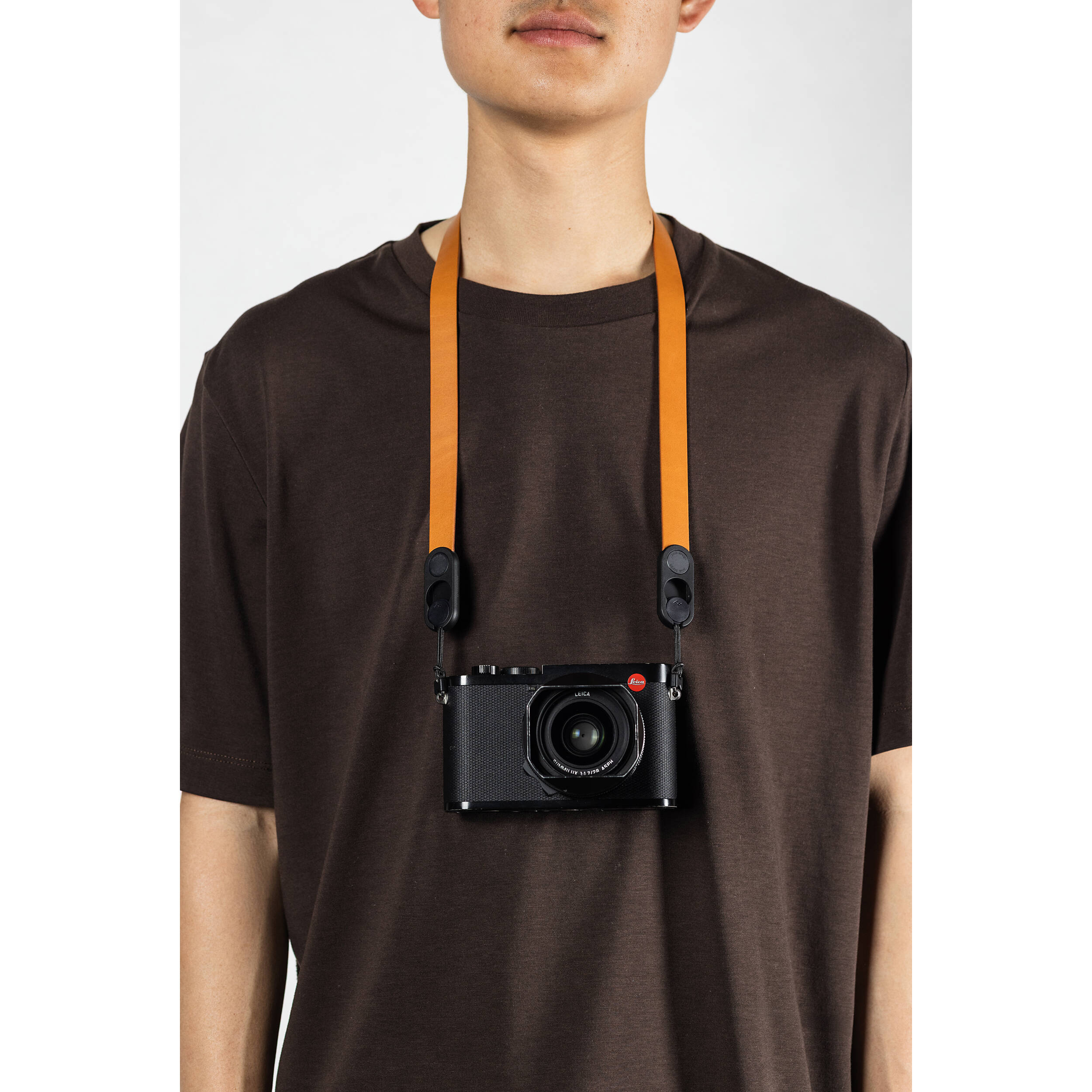 Ремень Peak Design Form Leather Neck Amber, янтарный