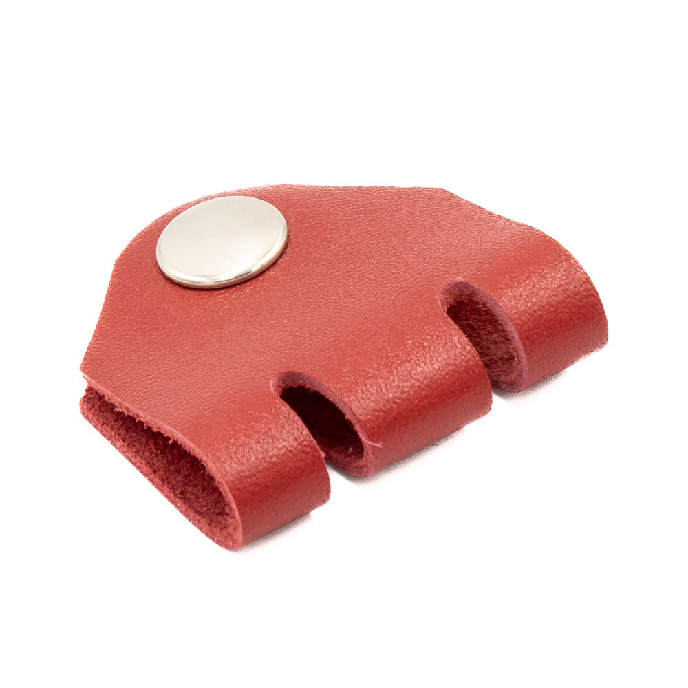 Фиксатор кабеля Kornet кожаный, красный (состояние New) (б/у)