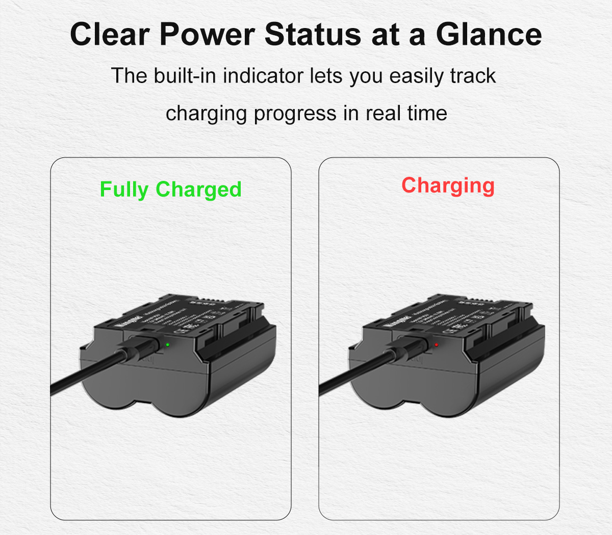 Аккуумулятор Kingma NP-W235 с портом зарядки USB-C, 2600 мАч