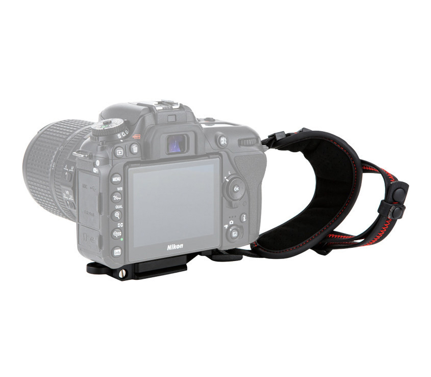 Ремень JJC HS-PRO1M Red, кистевой, с площадкой Arca-Swiss, красный