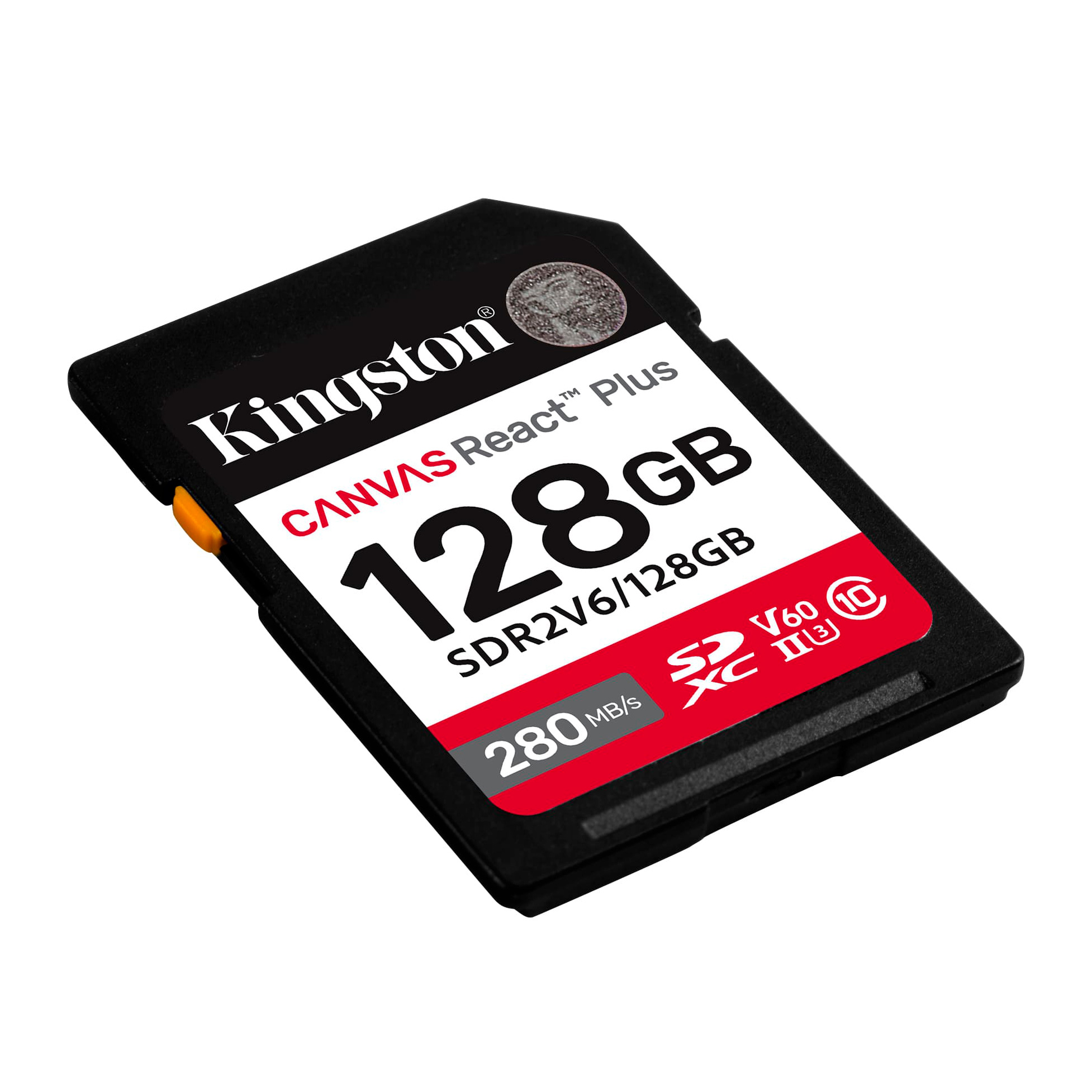 Карта памяти Kingston SDXC 128GB Canvas React Plus UHS-II V60 100/280Mb/s