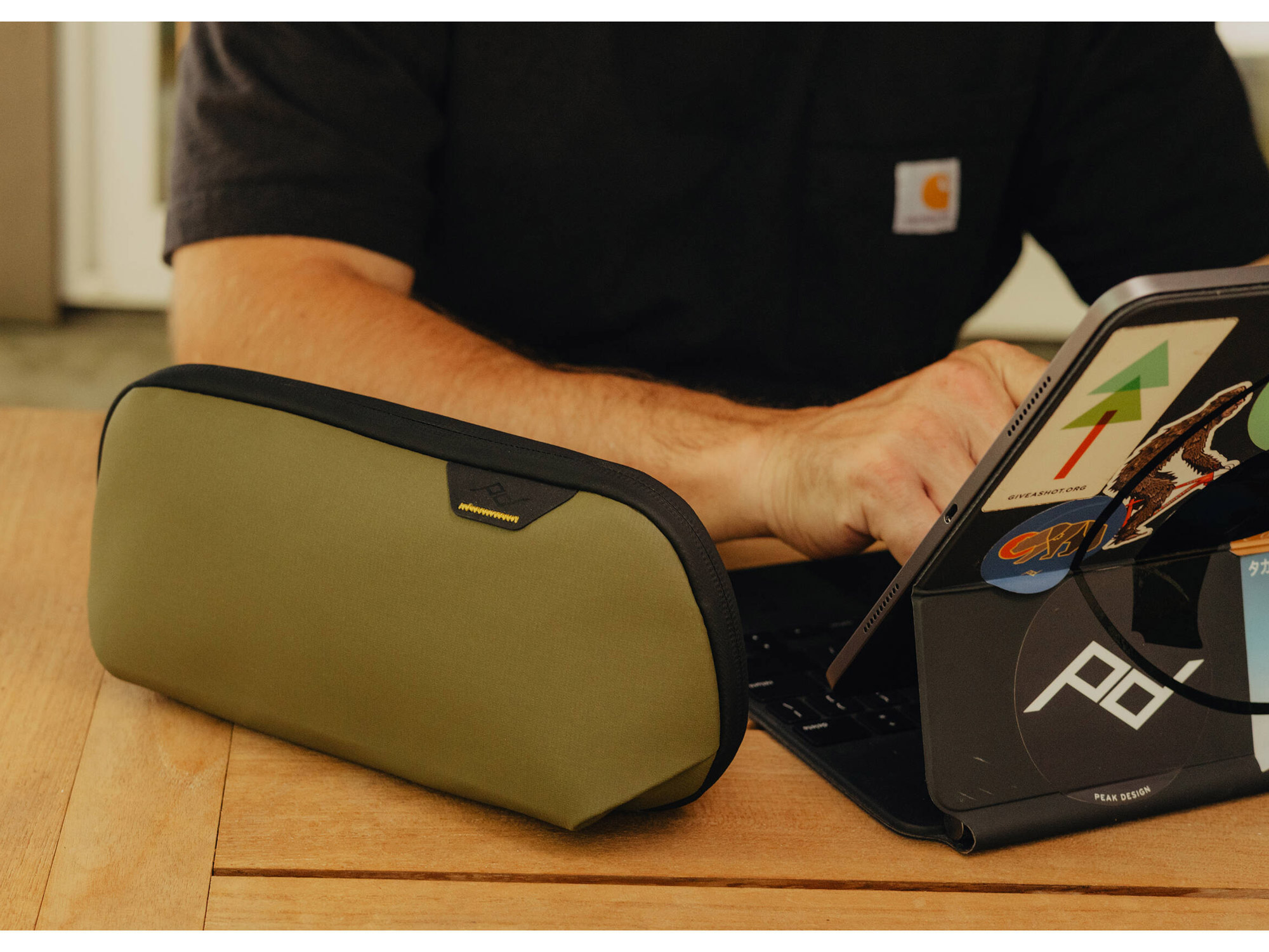 Чехол Peak Design Tech Pouch Small, для аксессуаров, цвет Kelp, оливковый