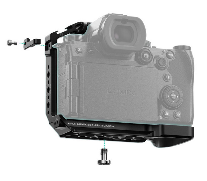 Клетка Tilta Camera Cage Lightweight Kit для Panasonic S5 II, S5 II X, черная (уцененный)