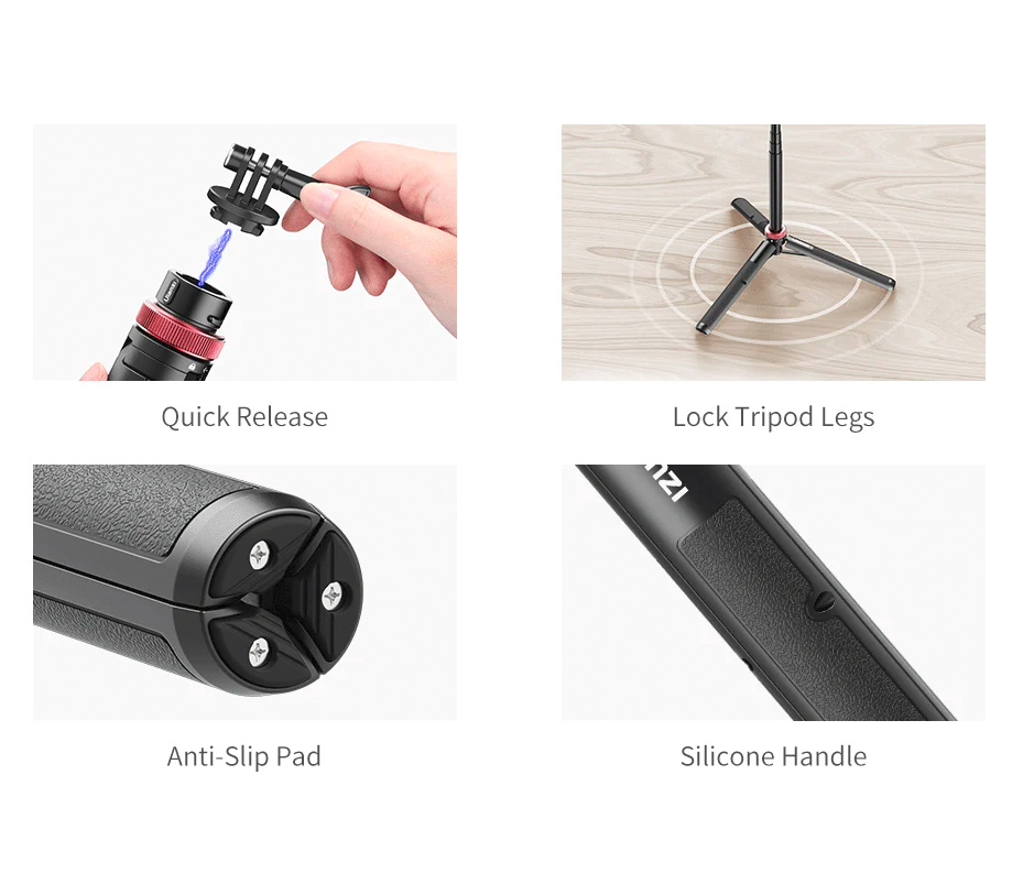 Штатив-монопод Ulanzi Go-Quick II Extendable для экшн-камер