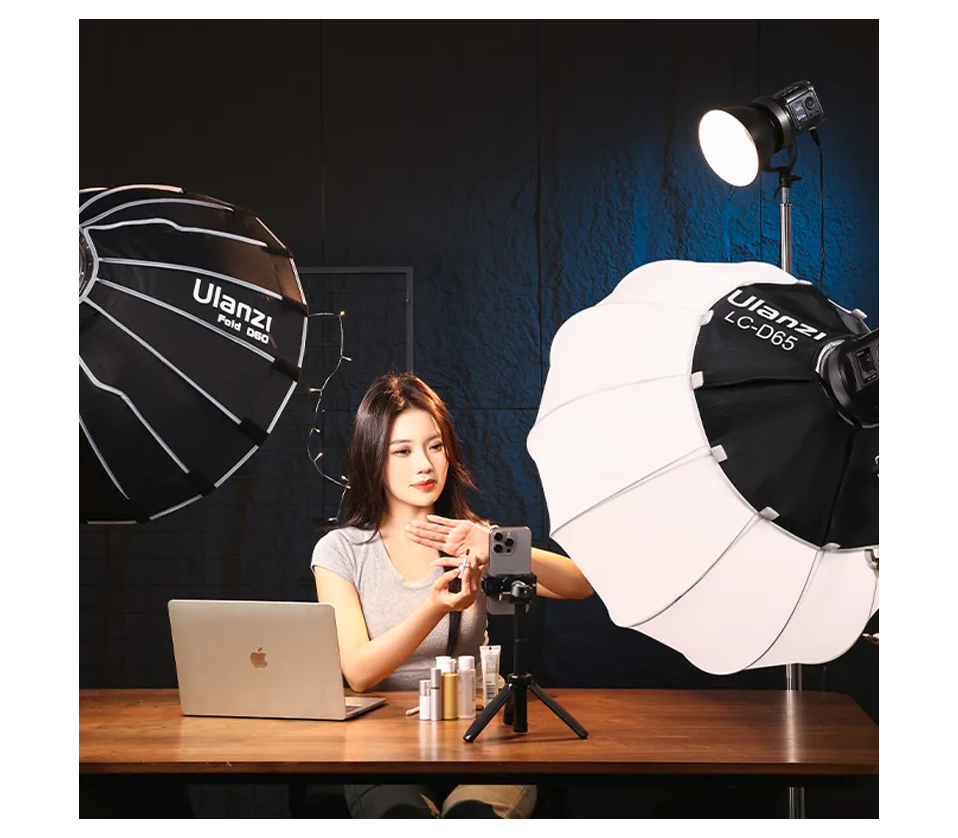 Осветитель Ulanzi VL-120Bi Video Light, 2700-6500К, 120 Вт, V-Mount (уцененный)